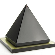 【開運工場】80mm黑曜石能量金字塔(附贈底座)