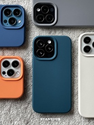 STANYOUS True Liquid เคสซิลิโคนสำหรับ iPhone 13 Pro Max Pure Color Case สำหรับ iPhone 12สีเขียวเรืองแสงเคสป้องกัน iPhone 11