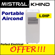 Khind Mistral 1HP Portable Air Conditioner MAC019E 1.0HP Aircond 3 in 1 Air Cond