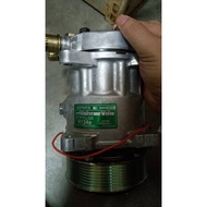 COMPRESSOR SANDEN 7H15 12V "O-RING TYPE" SD-8137 8PK (OLD CAR VAN MODIFIED UNIVERSAL TRUCK LORRY 1TON 2TON)AIR COND PUMP