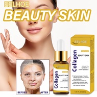 Eelhoe Collagen Peptides Face Serum Cream Anti-aging Brighten Whitening Care Moisturizing Collagen Serum Face Lift Tone Firming Liquid