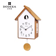 Dodijia Solid Wood Nordic Cuckoo Clock Creative Children's Time Clock Living Room Home Decorative Cuckoo Clock