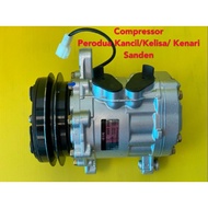 Compressor, Perodua Kelisa/ Kenari/ Kancil, Sanden System.