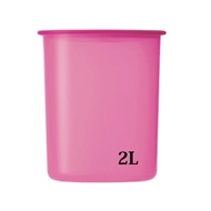 ❤️BEST PRICE❤️ Tupperware One Touch Canister 2L New Color PINK Milk/Milo 1kg  (1)