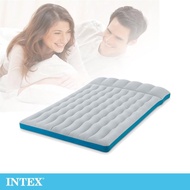 【INTEX】雙人野營充氣床墊/車中床-寬127cm-灰藍色(67999)
