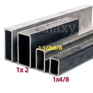 NEW MILD STEEL HOLLOW(BESI HOLLOW)1 1/2" x 6/8" Tickness 1.2mm(BESI)