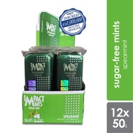 Alpro Pharmacy Impact Mints Slide Spearmint 9g(12 tins x 50s)(sugar-free mints)