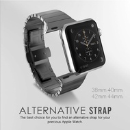 stainless steel watch strap for apple watch band 4 42mm 38mm correa metal Butterfly buckle watch band for i watch 44mm 40mm 3/2/1 high quality apple watch strap