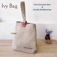Roujee - Handbag Wanita Premium Jute Bag Bucket Bag [IVY BAG - CUSTOM]