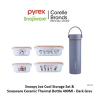 Corelle Brands Pyrex 2pc Rectangular 630ml with Lid &amp; 2pc Square 510ml with Lid - Joe Cool &amp; Snapware Tumbler