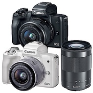 CANON EOS M50+15-45mm+55-200mm 雙鏡組*(中文平輸)