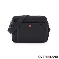 【OverLand】美式十字軍-機能收納雙層拉鍊斜背包(5404)