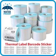Thermal Sticker A6 Shipping Label Barcode Paper Printer Roll 20 x 25 x 30 x 35 40 50 60 70 80 100 150