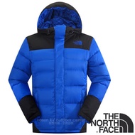 【美國 The North Face】男款 800FPl 極地超輕抗水保暖鵝絨連帽羽絨外套.兜帽防風夾克.雪衣/適登山健行.賞雪滑雪/CUE5 怪獸藍/黑 V