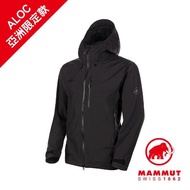 【Mammut 長毛象】Ayako Pro HS Hooded Jacket AF GTX防水連帽外套 黑色 男款 #1010-27550(*網路限定款)