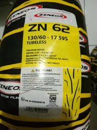 Ban Motor Zeneos 130/60-17 ZN 62 Tubeless