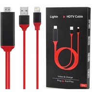 สาย Lightning IPhone/IPad To HDMI HDTV เชื่อมต่อ IPhone/IPad แสดงบนหน้าจอ TV