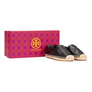 Tory Burch 女 Logo 皮革草編鞋