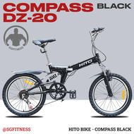 HITO Foldable Bikes / 20-inch Steel Foldable Bicycles / HITO BIKE / Home Foldable Bike Male and Female Young Adult Small Bicycle