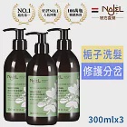 法國Najel阿勒坡古皂液-淨透平衡頭皮SPA洗髮精300ml梔子花(超值三入)
