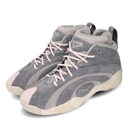【REEBOK】籃球鞋 Shaqnosis MU 運動 男鞋 歐尼爾 復刻 年輪鞋 麂皮 穿搭 灰 米白(FW0868)