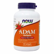 Now Foods ADAM Superior Men's Multi Vitamin 90 Softgels  - CoQ10 Multivitamins Vitamin C D E Biotin Zinc