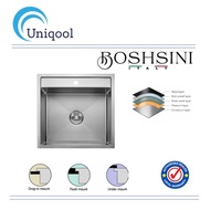 BOSHSINI SUS304 Single Bowl Nano Coating Kitchen Sink