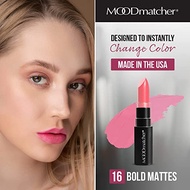 Mood Matcher Lipstick ลิปสติก ยอดนิยมจาก USA ที่เฉดสีปรับเปลี่ยนไปได้ตามเคมีของร่างกาย สินค้าของแท้จาก USA 100%  ลิปเปลี่ยนสี มูสแมทเชอร์ จูบไม่หลุด