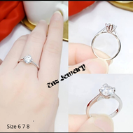 Cincin Mata Satu Mewah Anti Karat Lapis Emas 24K