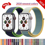 วงสำหรับ Apple Watch ซีรีส์ 2/1 38 มิลลิเมตร 42 มิลลิเมตรไนล่อนนุ่มระบายอากาศเปลี่ยนสายกีฬาห่วงสำหรับฉันดูซีรีส์ 4 5 40 มิลลิเมตร 44 มิลลิเมตร