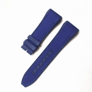 Watchband Fit for Franck Muller V45 Leather Watch Band Male FM Franck Muller Silicone Wristband Waterproof Butterfly Buckle 28mm Watch Straps