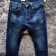 Celana panjang levis 501 100% original import biru dongker