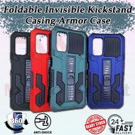(Kickstand Armor Case) iPhone 13/ 13 Pro/ 13 Pro Max/ 13 Mini/ 12/ 12 Pro/ 12 Pro Max/ 12 Mini/ 11/ 11 Pro/ 11 Pro Max