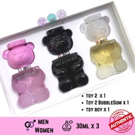 GIFT SET 💯 Original Perfume Moschino 3 in 1 30ML Gift Set For Men and Women - Minyak Wangi Set lelaki Perempuan