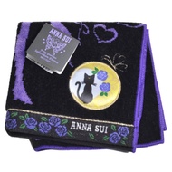 ANNA SUI X 美少女戰士Eternal LOGO圖騰小方巾(黑底/紫)