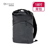 【eminent 萬國通路】18吋 英倫風反折後背包 K9457W(黑色)