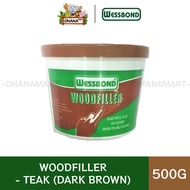 WESSBOND Wood Filler Putty-Fast-Drying! Colour Options available (Teak, darker tone of Brown)