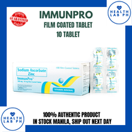 ImmunPro (Sodium Ascorbate Zinc) 500mg, 10 tablets ImmunoPro Vitamins
