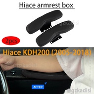 2pcs armrest box for Hiace KDH200(2005-2018)  door side armrest Side Leather Interior Parts