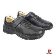 【pierre cardin 皮爾卡登】真皮紳士休閒鞋-黑