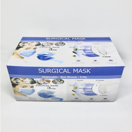 Masker 3 PLY MEDIS HITAM Hitam / Putih / Biru Earloop Masker Medis / I-CARE 1 BOX 50 pcs