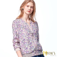 【MON’S】花邊羅紋雙面穿外套