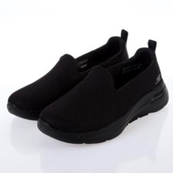 【SKECHERS】女 健走系列 GOWALK ARCH FIT 寬楦款(124401WBBK)