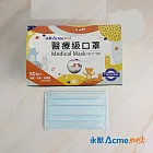 永猷 雙鋼印 無偶氮 兒童醫療口罩50入/盒-藍色 口罩國家隊 大童口罩 國小生口罩 女性小臉