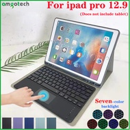 iPad Keyboard with Touchpad For iPad Pro 12.9 (2018/2020) iPad Pro 12.9 (2015/2017) Magnetic Smart Cover with Pencil Holder