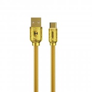 WEKOME - (金色1米)WDC-161a WK賞金系列 type-C data cable 超級快充6A充電線 數據線 USB Cable USB線 差電線 手機充電 USB叉電線 充電線