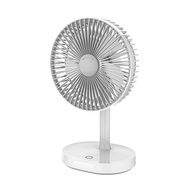 安寶 6吋3段速充電式LED燈DC電風扇 AB-6620