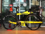 (感謝注目, 已售) 90%新!Ceepo Shadow- R 三鐵 計時 (S) 二手 碟煞 車架, 支援電變/ 機械