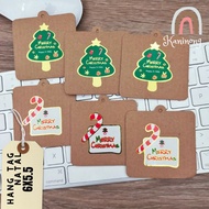 (10 Pcs) Hang Tag Christmas / Christmas Gift Tag / Christmas Card / Christmas Sticker / Christmas Hampers Decoration / Christmas Gift Decoration / Christmas Card
