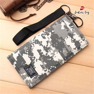 SD Men wallets Canvas Long camouflage zipper wallet version personalized canvas wallet L-21505